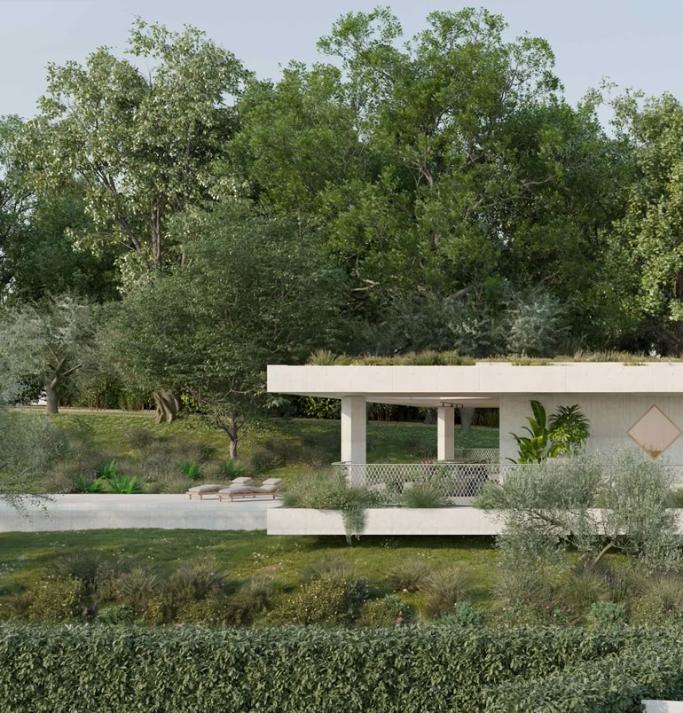 Villa sulla Soglia in Soiano del Lago: a contemporary villa by MIDE architetti combining concrete, wood, a swimming pool and the Valtenesi landscape.