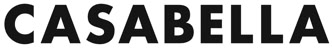 Logo in bianco e nero dell'importante rivista di architettura Casabella